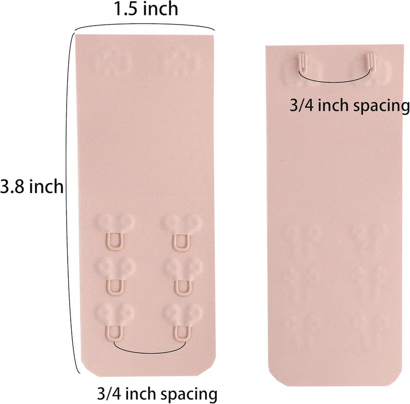 SAMGU Store Women's Soft Bra Extender 2 Hook / 3 Hooks / 4 Hooks Seamless Comfortable Bra Strap Extender Extension - Image 2